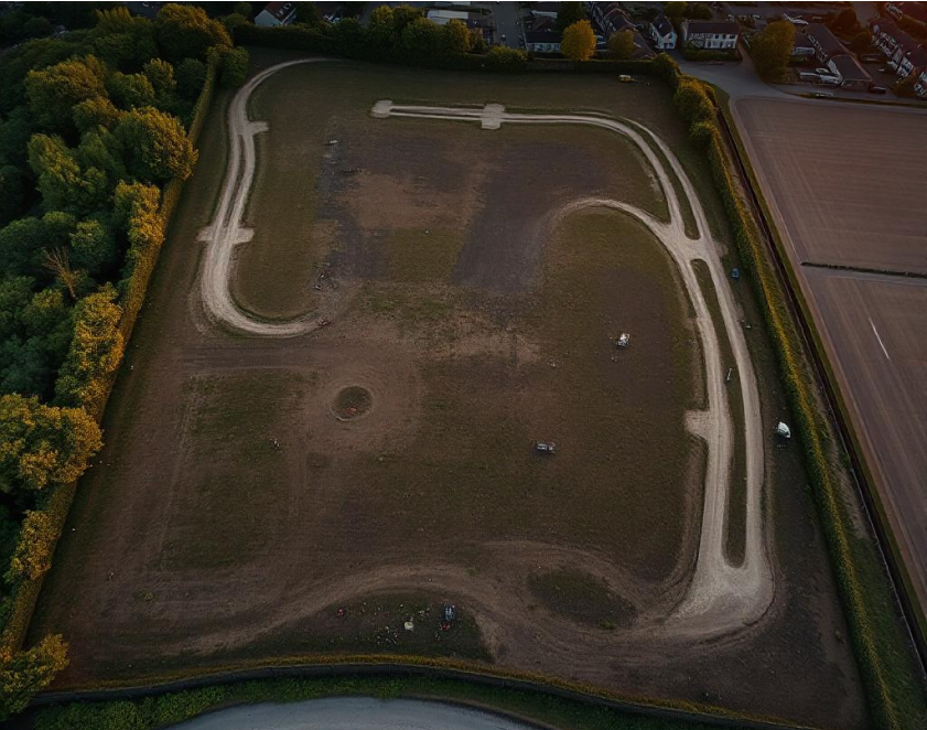 Birdseye view of some land